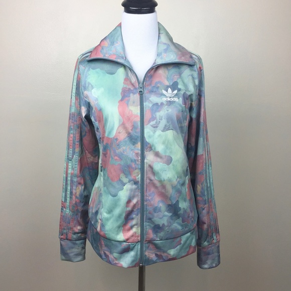 adidas pastel camo jacket